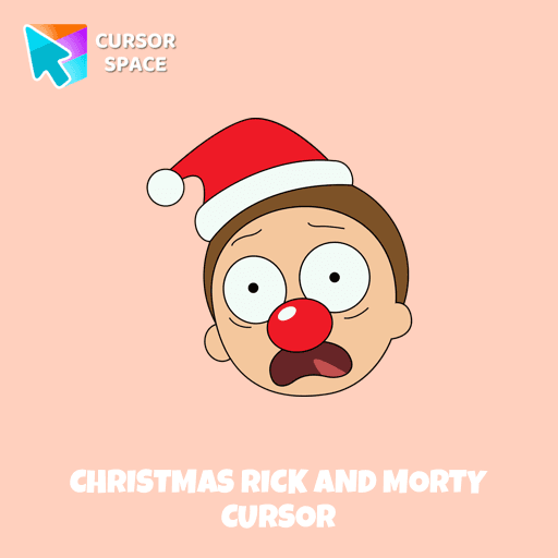 Christmas Rick and Morty cursor pointer cursor